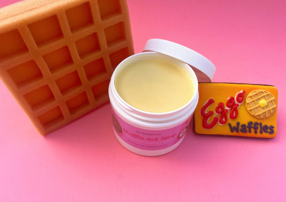 Waffle and Syrup Leather Balm