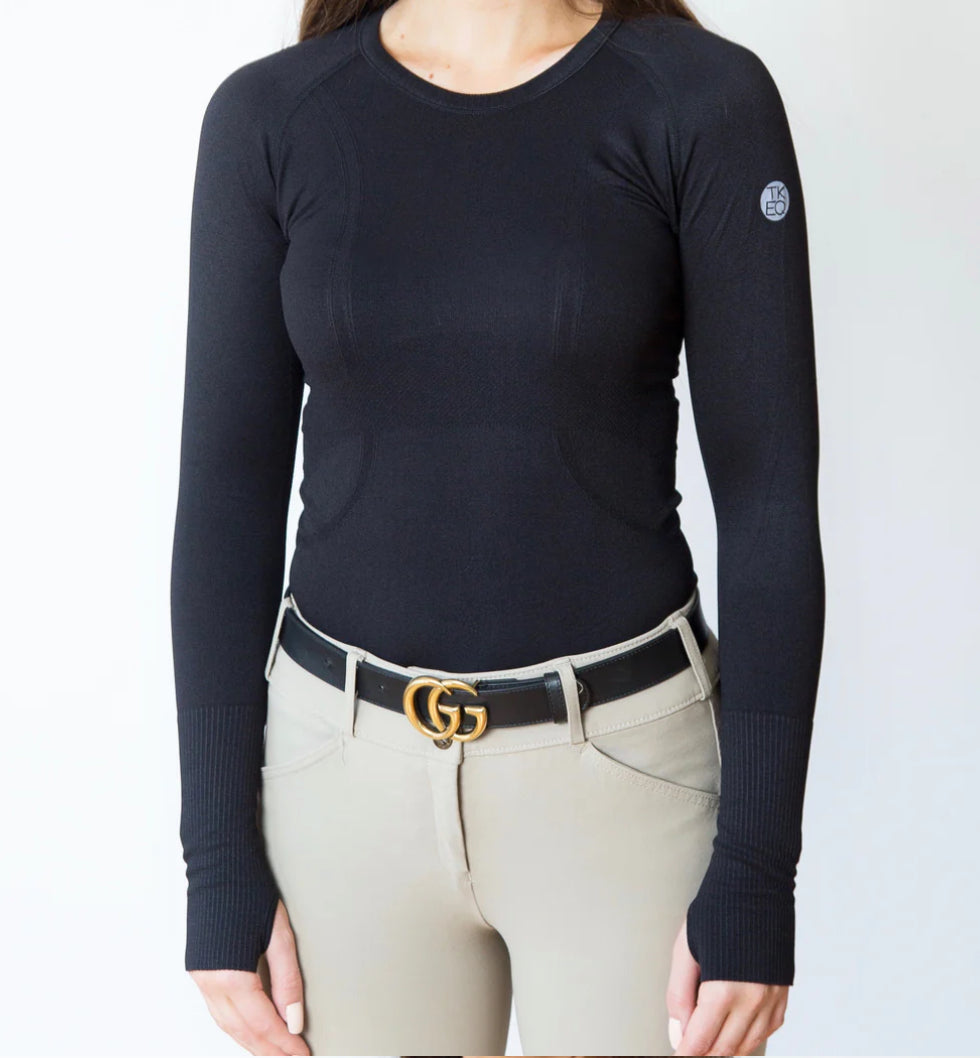 Kennedy 2.0 Seamless Long Sleeve - Classic Black