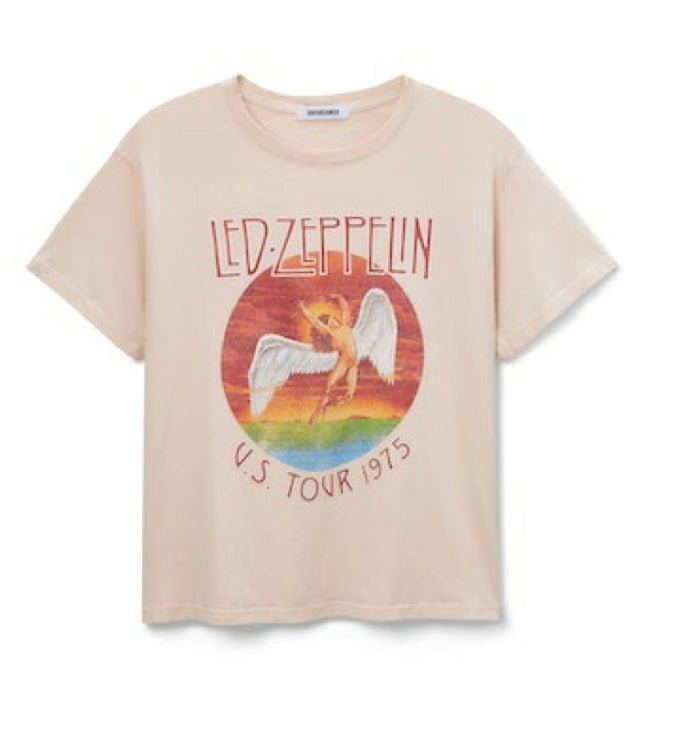 Led Zeppelin Tour 1975 Boyfriend Teee