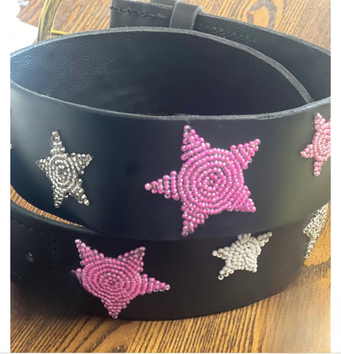 Luxe Eq x Atelier Zinj Pink Star Belt