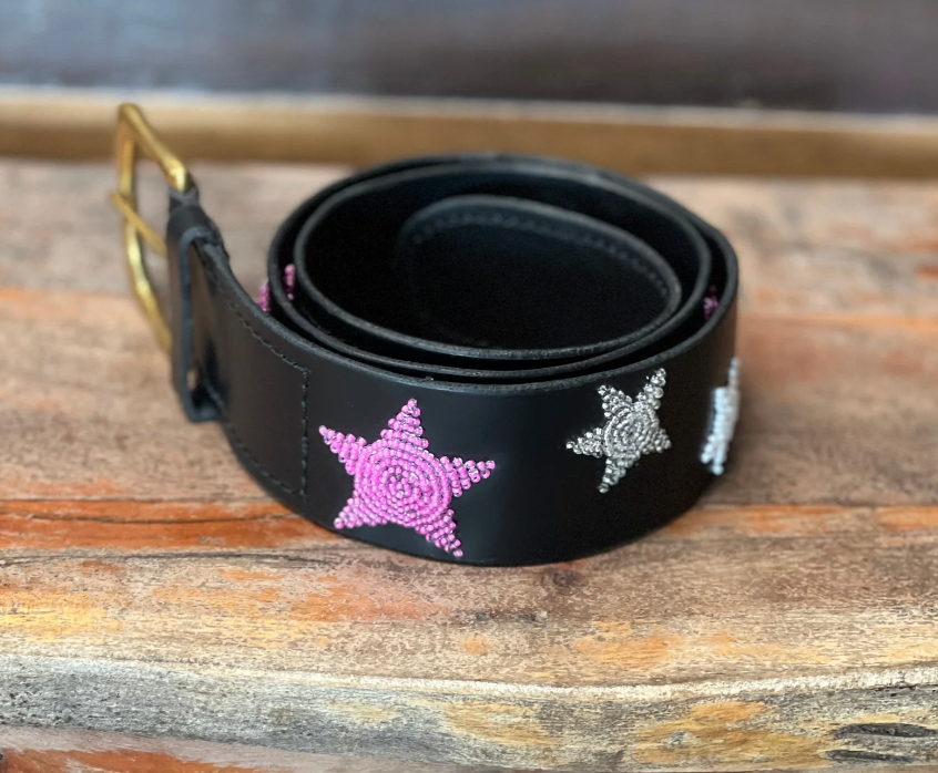 Luxe Eq x Atelier Zinj Pink Star Belt
