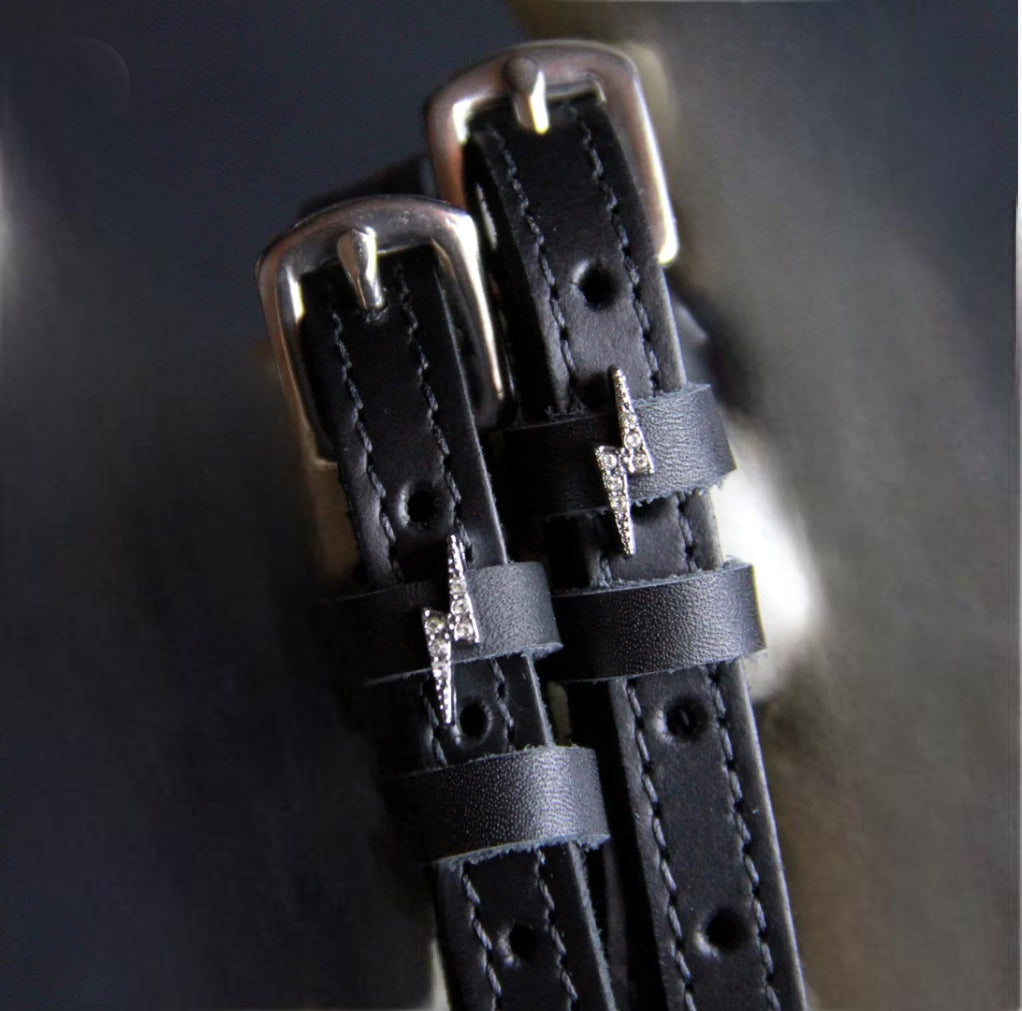Lightening Bolt Spur Straps