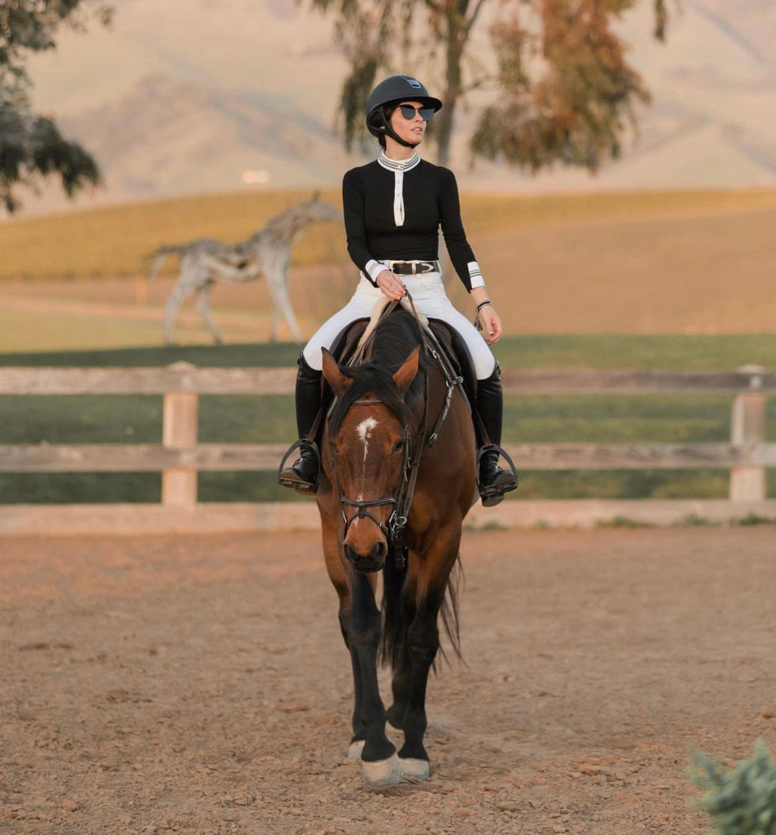 Gimme Equestrian Ribbon Top