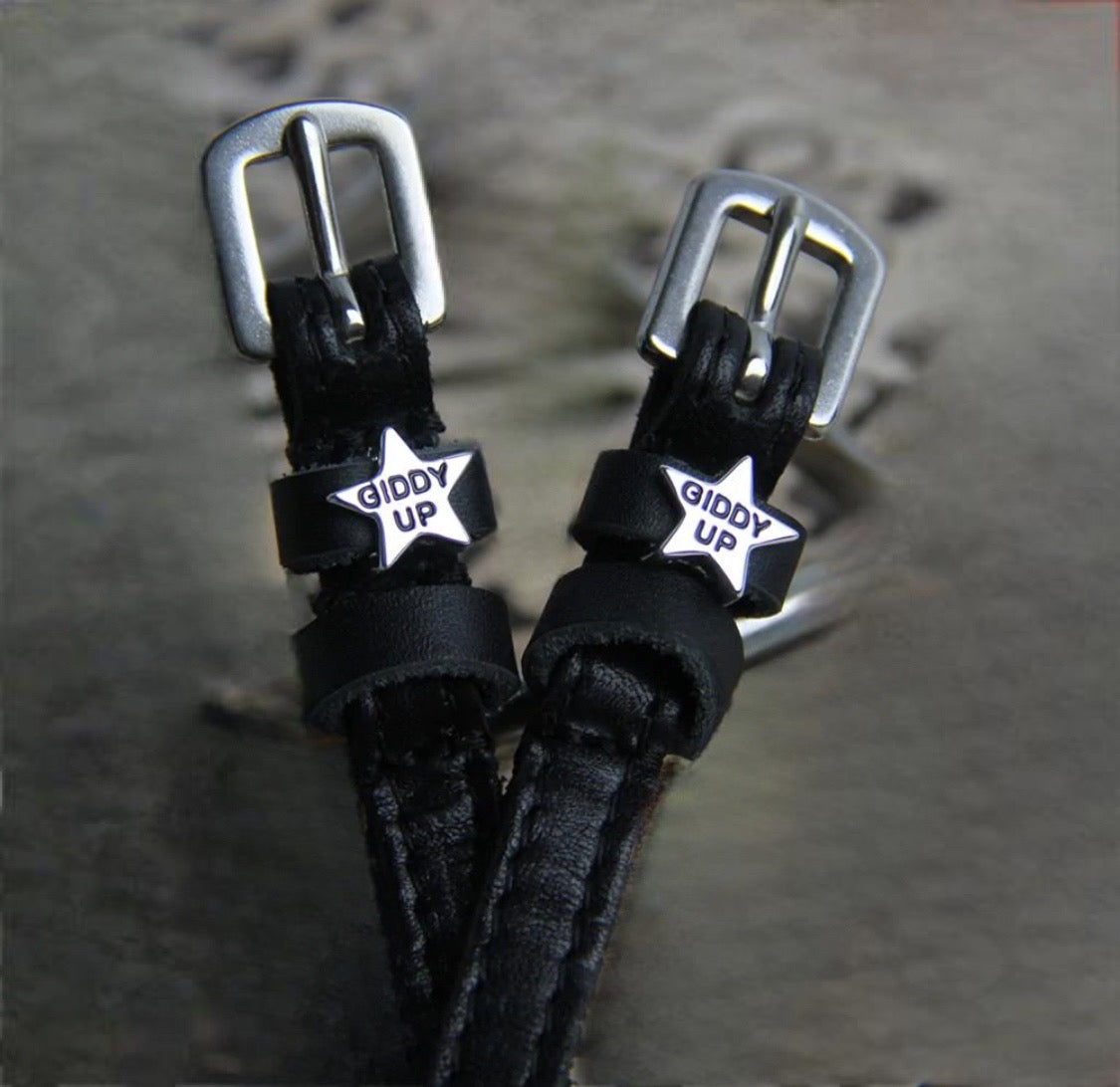 'Giddy Up' Star Spur Straps